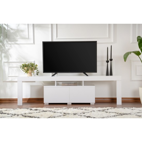 TV Stand Enclave - Natural White Natural White Hanah Home TV Stand Enclave - Natural White Natural White