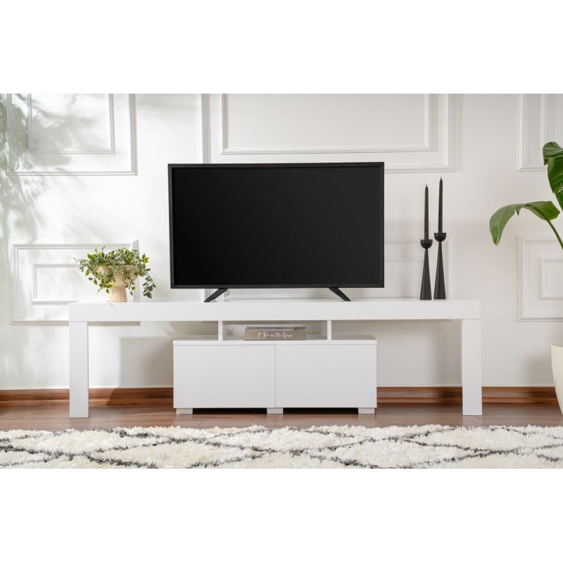 Hanah Home TV Stand Enclave - Natural White Natural White