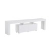Hanah Home TV Stand Enclave - Natural White Natural White