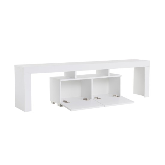 TV Stand Enclave - Natural White Natural White Hanah Home TV Stand Enclave - Natural White Natural White