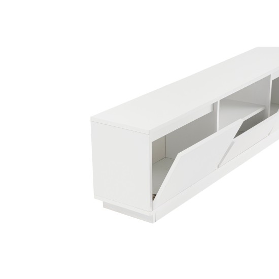 TV Stand Vanguard - Natural White Natural White Hanah Home TV Stand Vanguard - Natural White Natural White