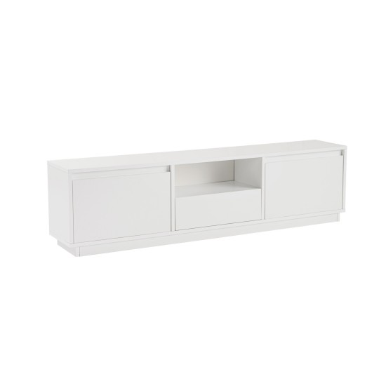 TV Stand Vanguard - Natural White Natural White Hanah Home TV Stand Vanguard - Natural White Natural White