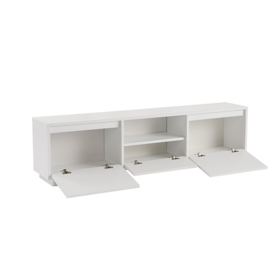 TV Stand Vanguard - Natural White Natural White Hanah Home TV Stand Vanguard - Natural White Natural White