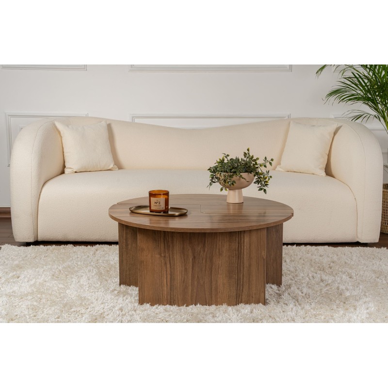 Coffee Table Moira - Walnut Walnut