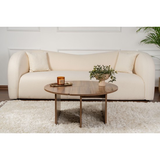 Coffee Table Moira - Walnut Walnut Coffee Table Moira - Walnut Walnut
