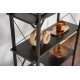 Βιβλιοθήκη Elysian - Χρώμα Μαύρο Ξύλο & Μαύρο - 90x34x180εκ Βιβλιοθήκη Elysian - Χρώμα Μαύρο Ξύλο & Μαύρο - 90x34x180εκ