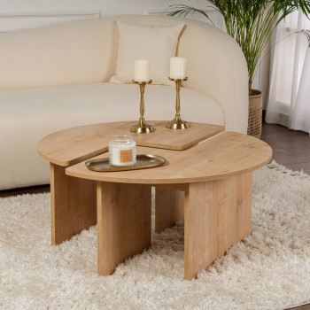 Coffee Table Moira - Oak Oak