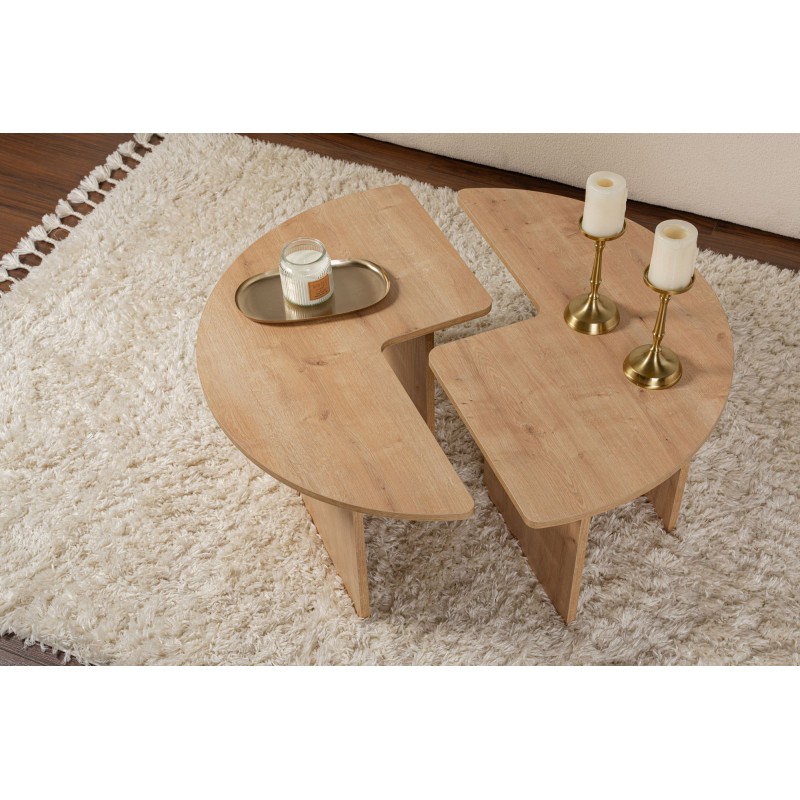 Coffee Table Moira - Oak Oak