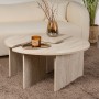 Coffee Table Moira - Travertine Travertine