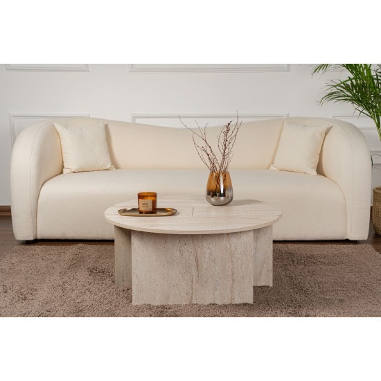 Coffee Table Moira - Travertine Travertine Coffee Table Moira - Travertine Travertine