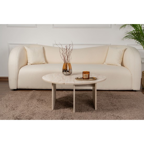 Coffee Table Moira - Travertine Travertine Coffee Table Moira - Travertine Travertine