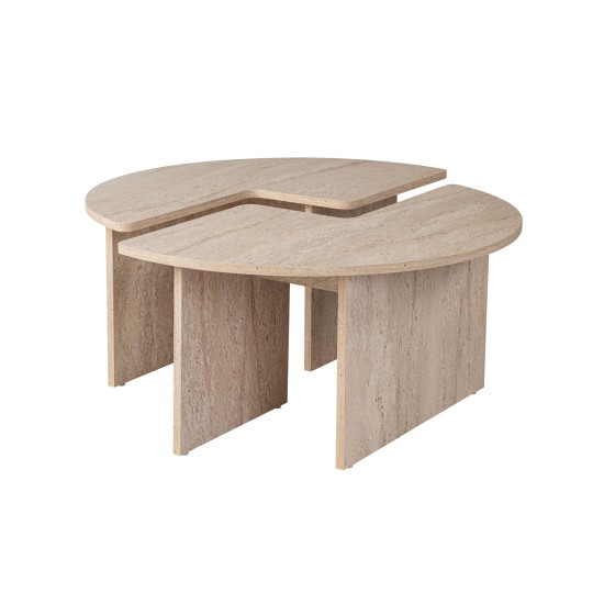 Coffee Table Moira - Travertine Travertine Coffee Table Moira - Travertine Travertine