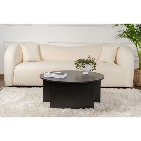 Coffee Table Moira - Wood Black Wood Black Coffee Table Moira - Wood Black Wood Black