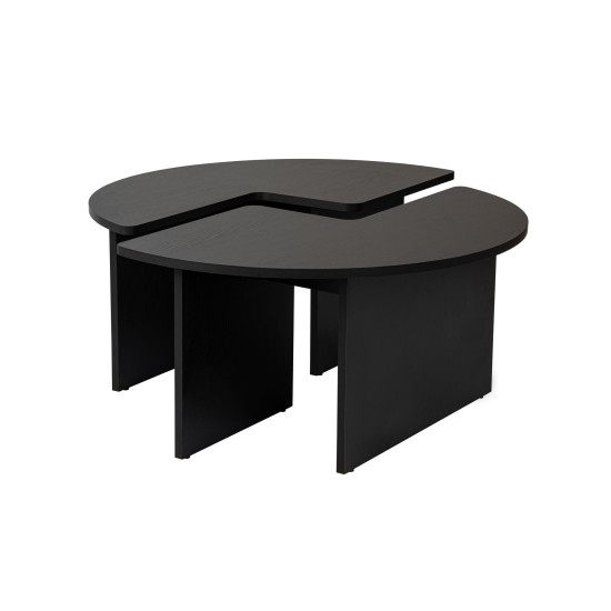 Coffee Table Moira - Wood Black Wood Black Coffee Table Moira - Wood Black Wood Black