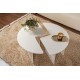 Coffee Table Moira - Wood White Wood White Coffee Table Moira - Wood White Wood White