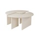Coffee Table Moira - Wood White Wood White Coffee Table Moira - Wood White Wood White
