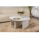 Coffee Table Moira - Natural White Natural White