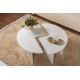 Coffee Table Moira - Natural White Natural White