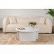 Coffee Table Moira - Natural White Natural White