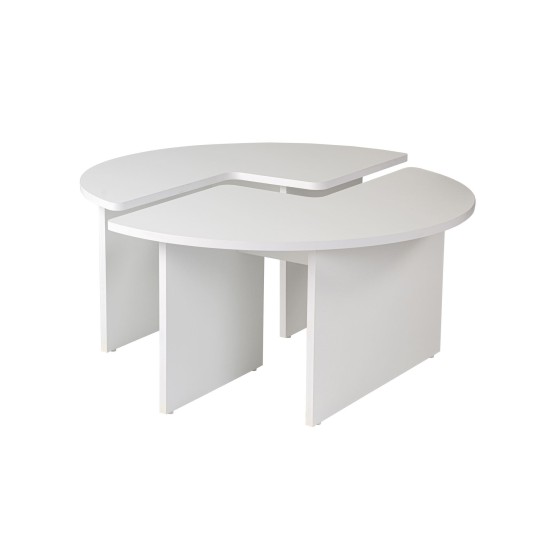 Coffee Table Moira - Natural White Natural White