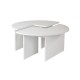 Coffee Table Moira - Natural White Natural White