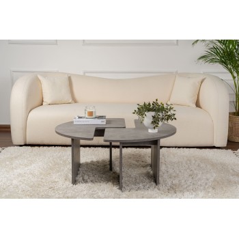 Coffee Table Moira - Concrete Grey Concrete Grey