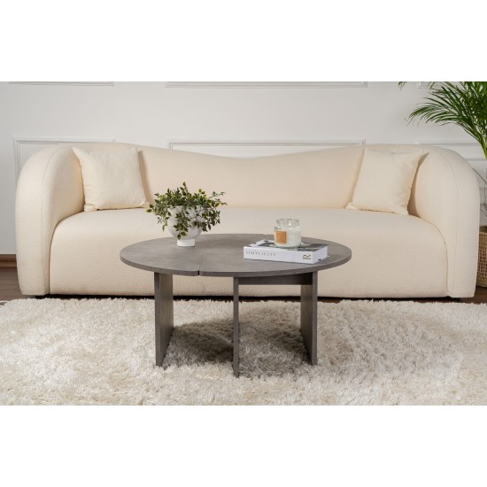 Coffee Table Moira - Concrete Grey Concrete Grey Coffee Table Moira - Concrete Grey Concrete Grey