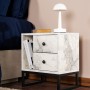 Nightstand Glimmer - Fressia Marble, Black Freesia Marble
Black