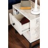 Hanah Home Nightstand Glimmer - Fressia Marble, Black Freesia Marble
Black