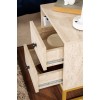Hanah Home Nightstand Glimmer - Travertine, Gold Travertine
Gold