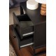 Hanah Home Nightstand Glimmer - Wood Black, Black Wood Black
Black