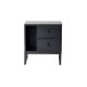 Hanah Home Nightstand Glimmer - Wood Black, Black Wood Black
Black