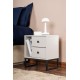 Nightstand Glimmer - Grey, Black Grey
Black Hanah Home Nightstand Glimmer - Grey, Black Grey
Black