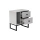 Nightstand Glimmer - Grey, Black Grey
Black Hanah Home Nightstand Glimmer - Grey, Black Grey
Black