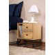 Hanah Home Nightstand Glimmer - Atlantic Pine, Black Atlantic Pine
Black