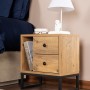 Nightstand Glimmer - Atlantic Pine, Black Atlantic Pine
Black