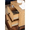Hanah Home Nightstand Glimmer - Atlantic Pine, Black Atlantic Pine
Black