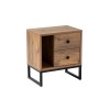 Hanah Home Nightstand Glimmer - Atlantic Pine, Black Atlantic Pine
Black