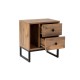 Hanah Home Nightstand Glimmer - Atlantic Pine, Black Atlantic Pine
Black