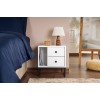 Hanah Home Nightstand Glimmer - White, Black White
Black