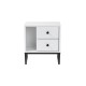 Nightstand Glimmer - White, Black White
Black Hanah Home Nightstand Glimmer - White, Black White
Black