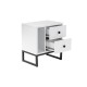 Nightstand Glimmer - White, Black White
Black Hanah Home Nightstand Glimmer - White, Black White
Black