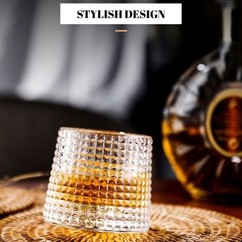 Whiskey Glass Set (2 Pieces) Small 8 Transparent