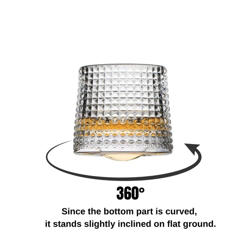 Whiskey Glass Set (2 Pieces) Small 8 Transparent