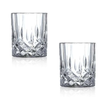Whiskey Glass Set (2 Pieces) Big Damla Transparent
