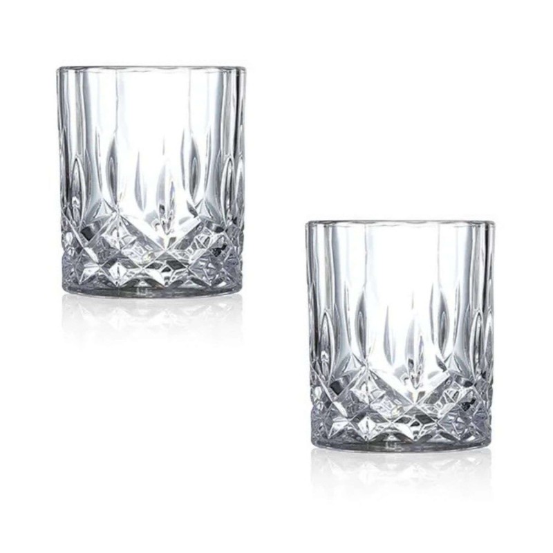 Whiskey Glass Set (2 Pieces) Big Damla Transparent