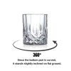 Whiskey Glass Set (2 Pieces) Big Damla Transparent