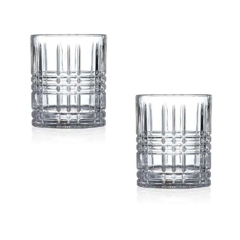 Whiskey Glass Set (2 Pieces) Big Cizgi Transparent