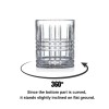 Whiskey Glass Set (2 Pieces) Big Cizgi Transparent