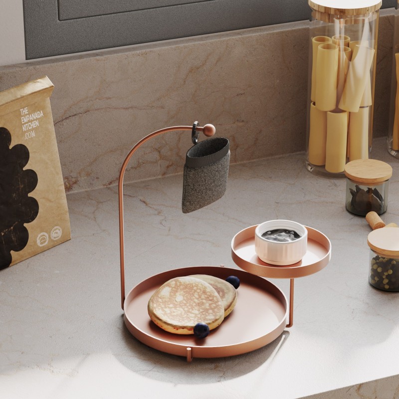 Aberto Design Decorative Metal Accessory Knıdos-A - Copper Copper